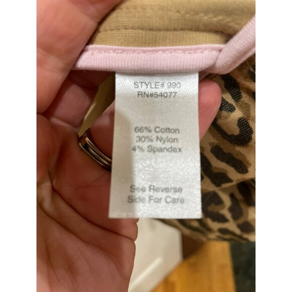 NWT Cabi By Carol Anderson Leopard Print 3/4 Sleeve Jacket M Cotton Blend Womens - Picture 4 of 11